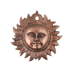 Metal Wall Decor - Sun Idol Vastu Items For Home For Good Luck Decorative💞